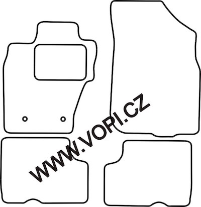 Autokoberce Dacia Duster 4 x 4 10/2010 - 12/2013 Colorfit (3875)